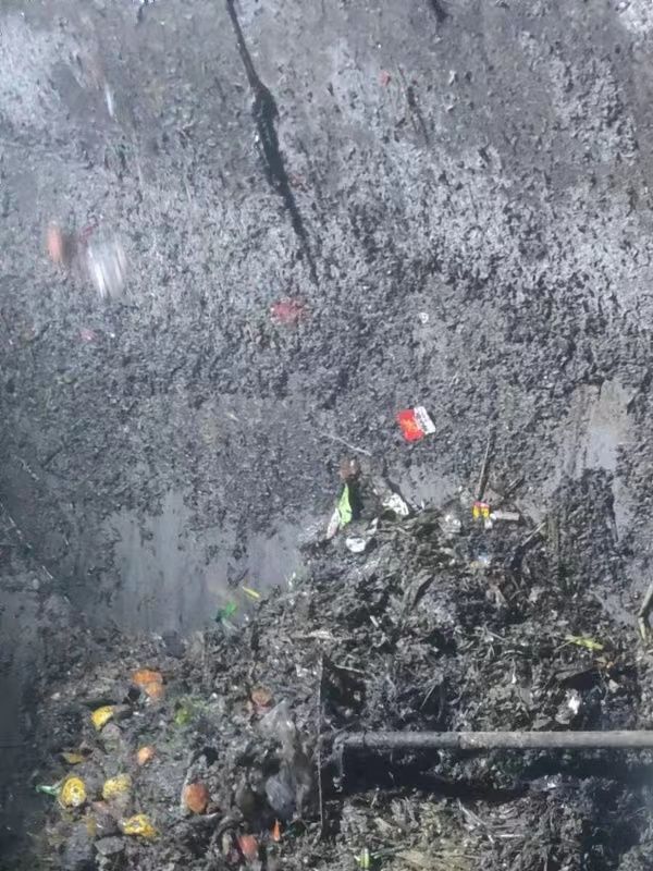 南岗污水池清理